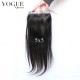Brazilian Hair 5x5 Lace Closure Pieces,Straight,Natural Color,Free/Middle/3 Part